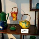 A few special examples of Japanese Awaji pottery teapots.